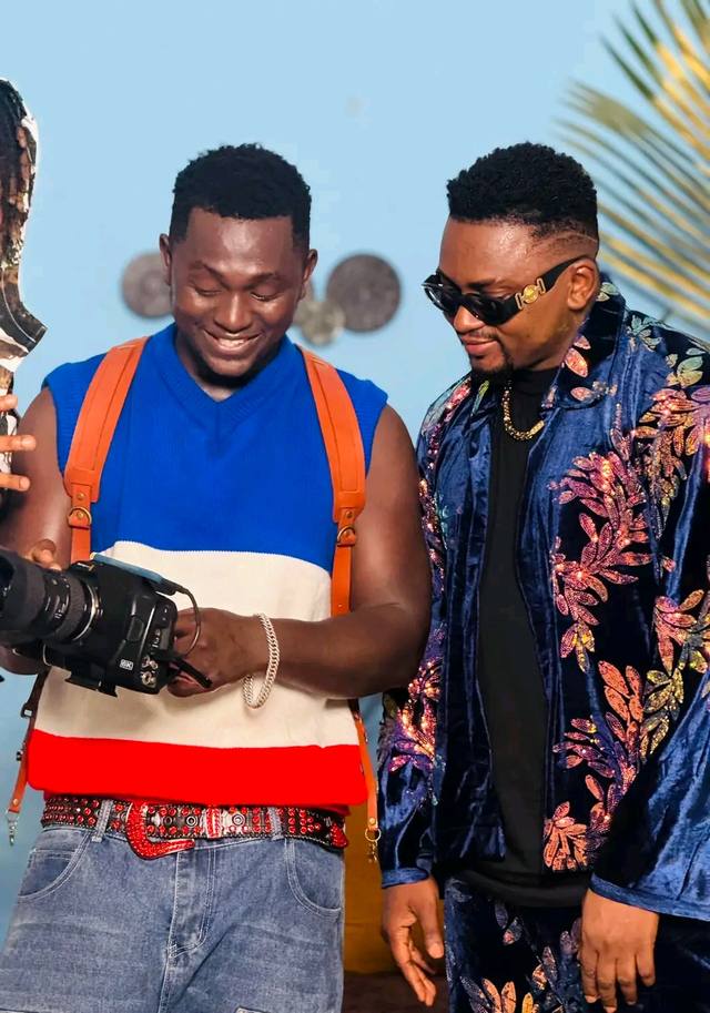 Nova NTG en plein tournage de clip avec un artiste